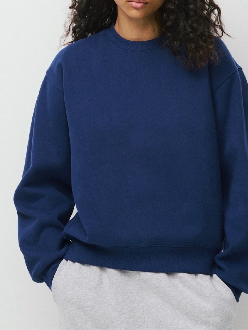 Everyday Crew Sweatshirt in Deep Navy